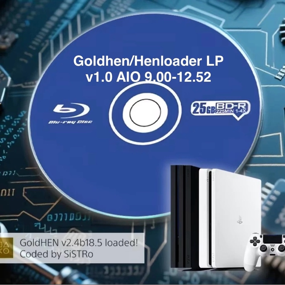 Goldhen Henloader LP AIO Blu-Ray Disc 9.00-12.52